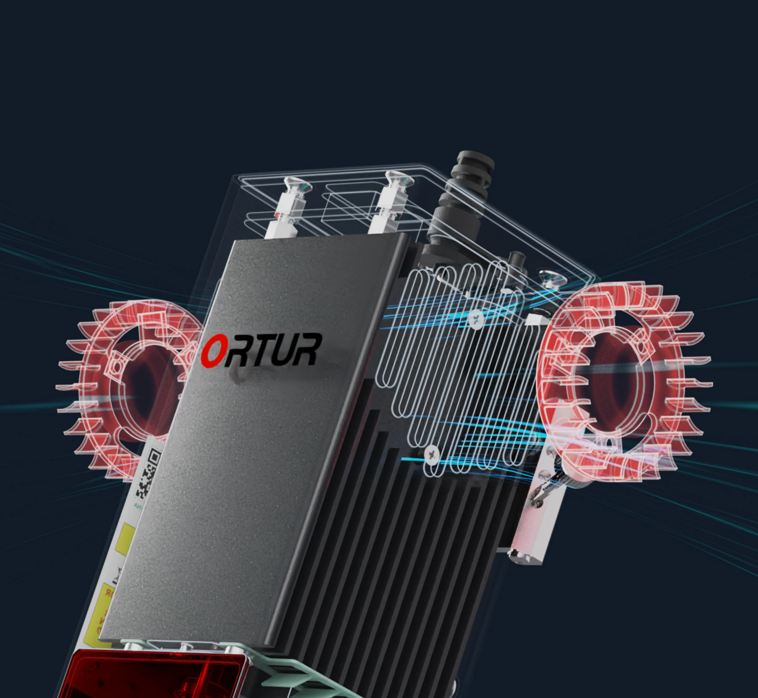 Ortur 20W Laser Module LU3-20A cooling fans