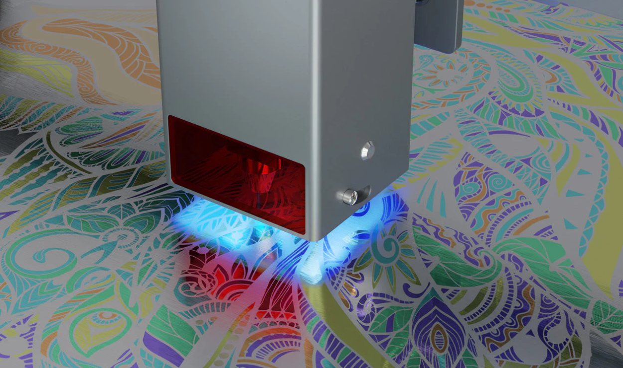 Ortur 20W Laser Module LU3-20A 380 colors on stainless steel