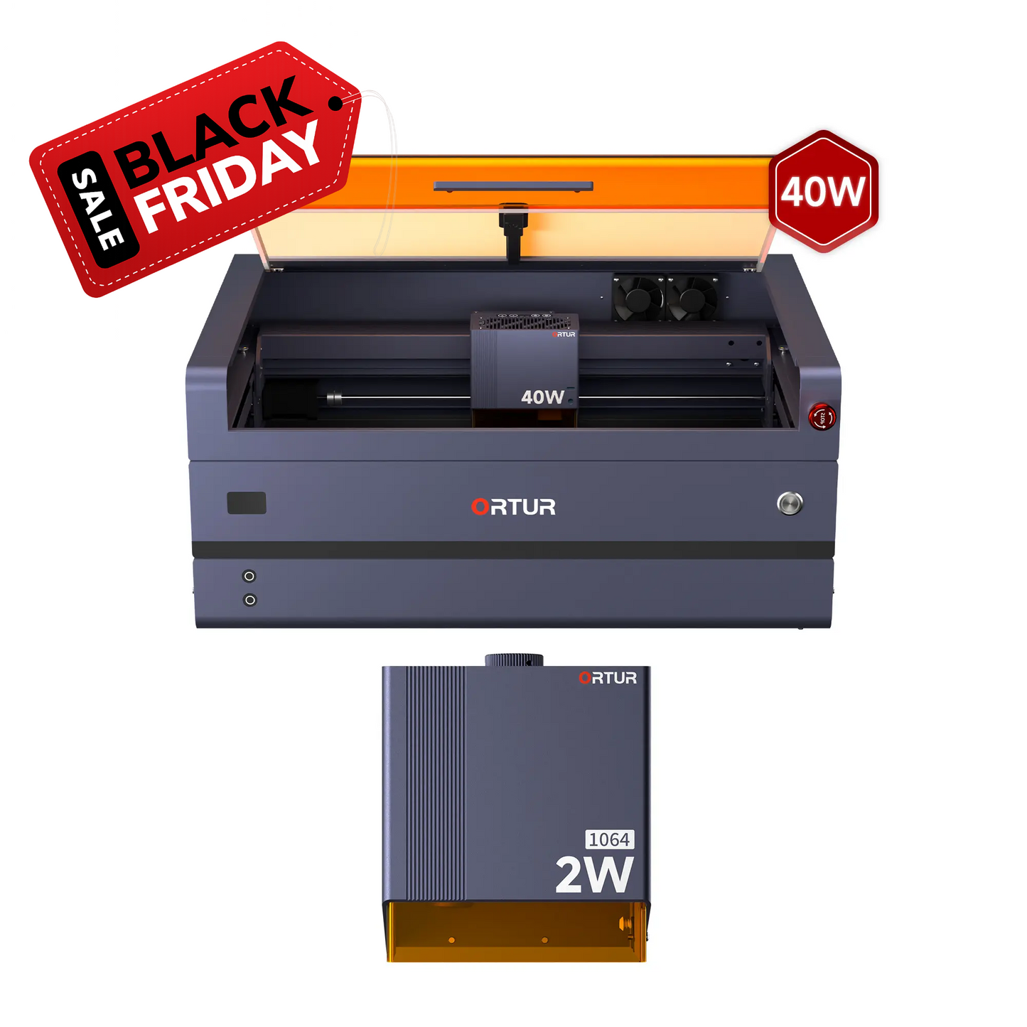 Ortur H20 laser engraving machine 40w 2w ir