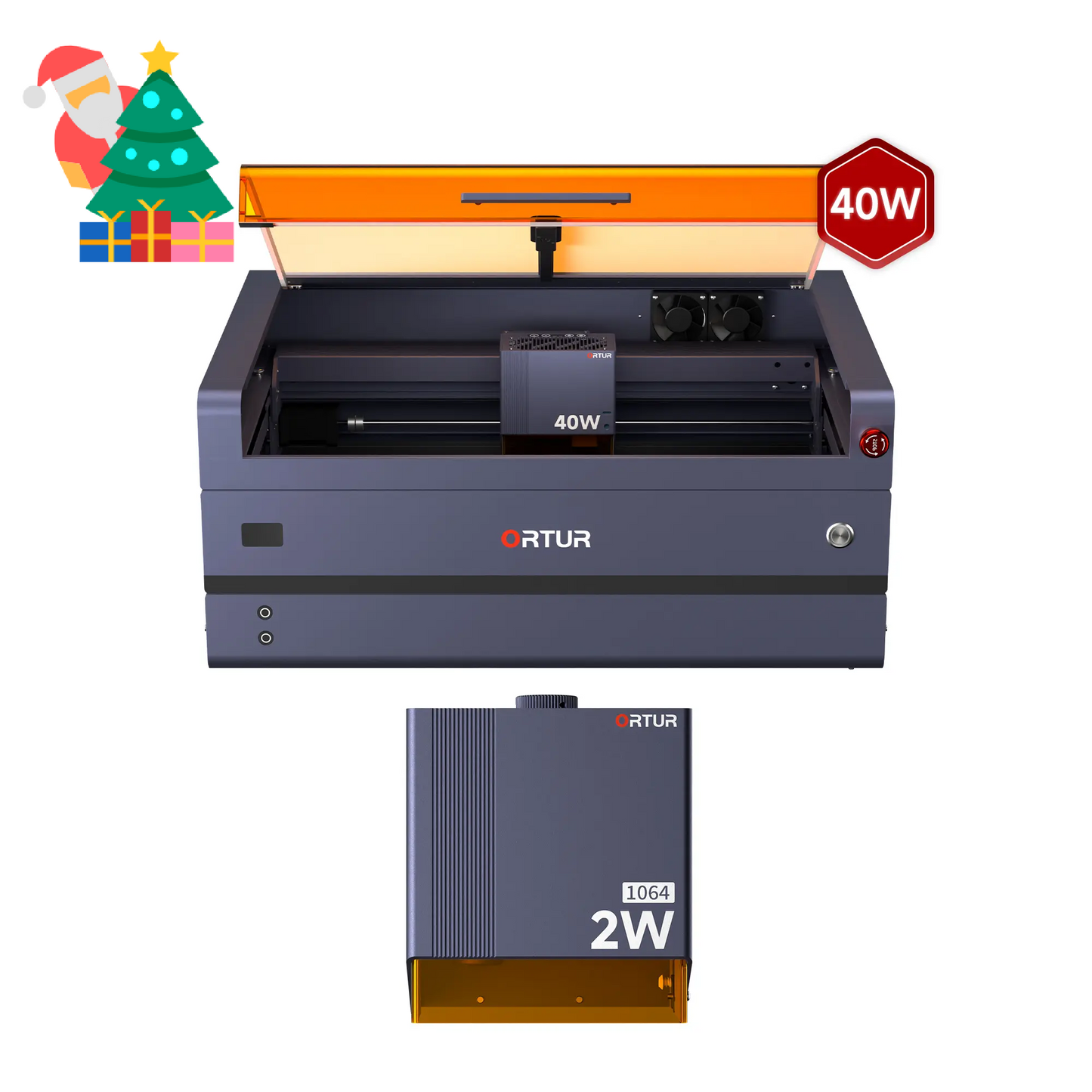 Ortur H20 Enclosed Laser Engraver & Cutter 40W + 2W IR