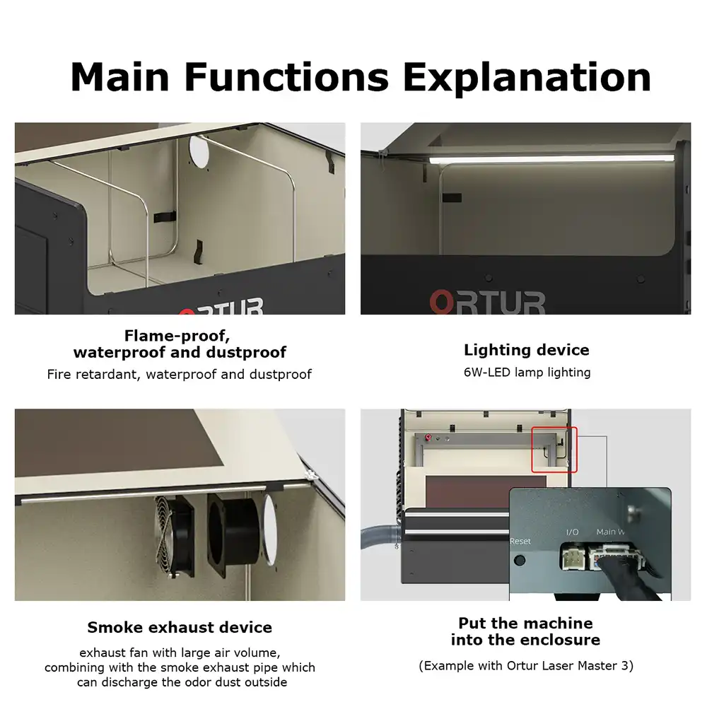 Ortur laser engraver enclosure product image 2