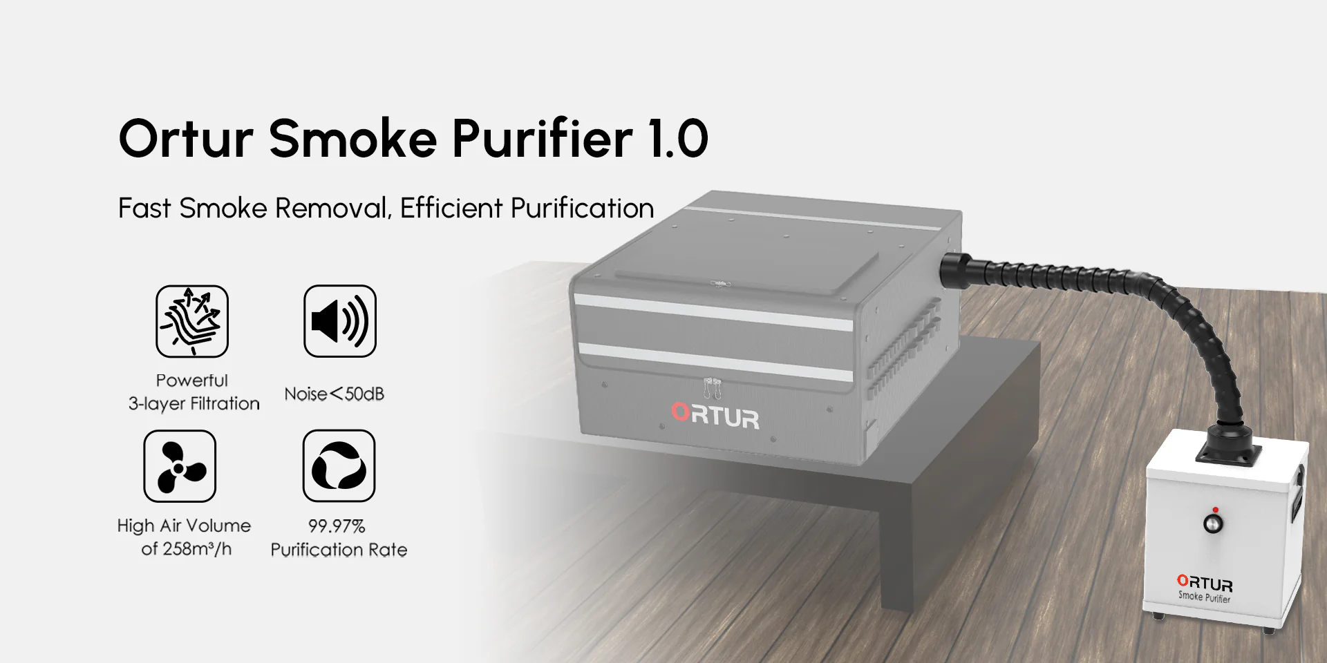 Ortur Smoke Purifier banner