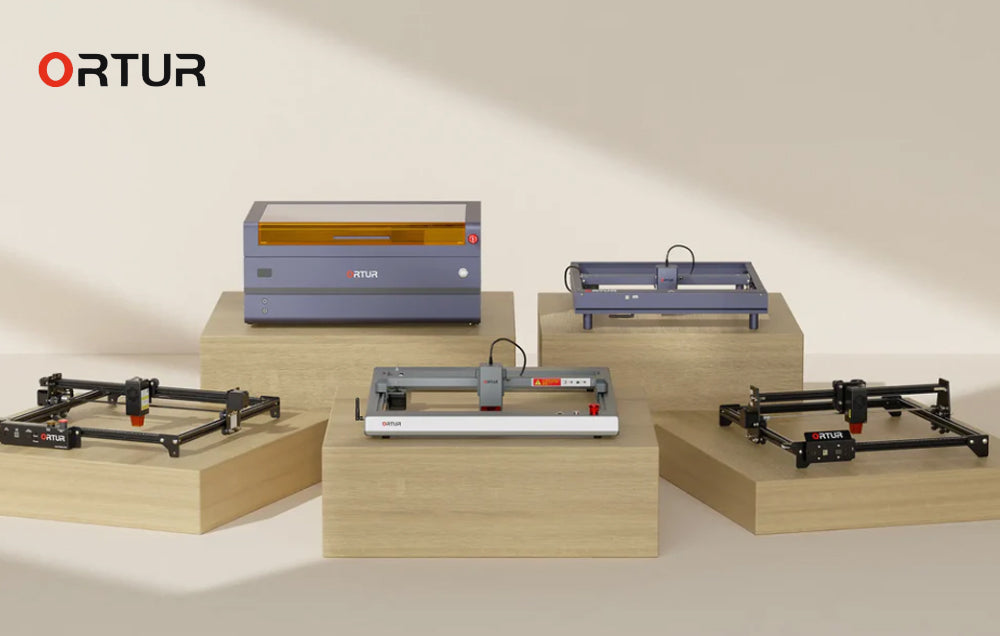 How can small startups use Ortur laser engraving machines to make prof