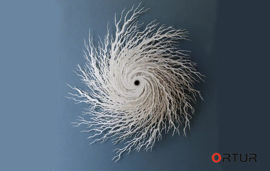Handmade and laser carved works by Logan Brown