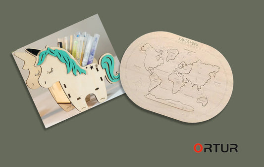 Use the Ortur laser engraver to create unique wooden gifts 