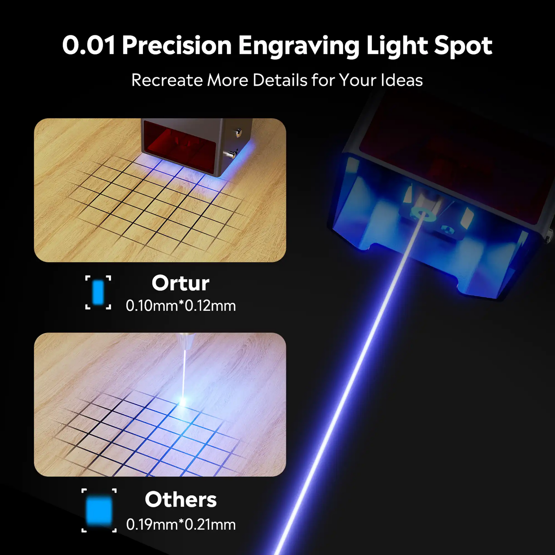 ortur h10 laser engraving machine product image 3