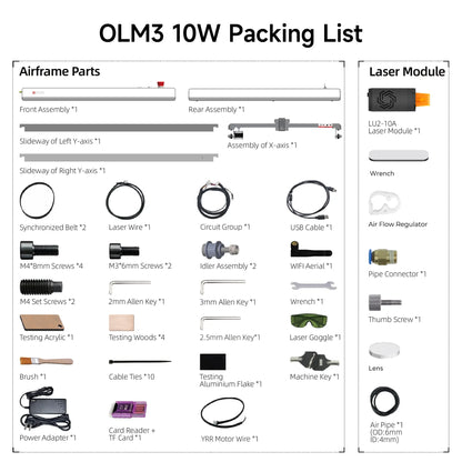 Ortur Laser Master 3 (LM3) Laser Engraving & Cutting Machine