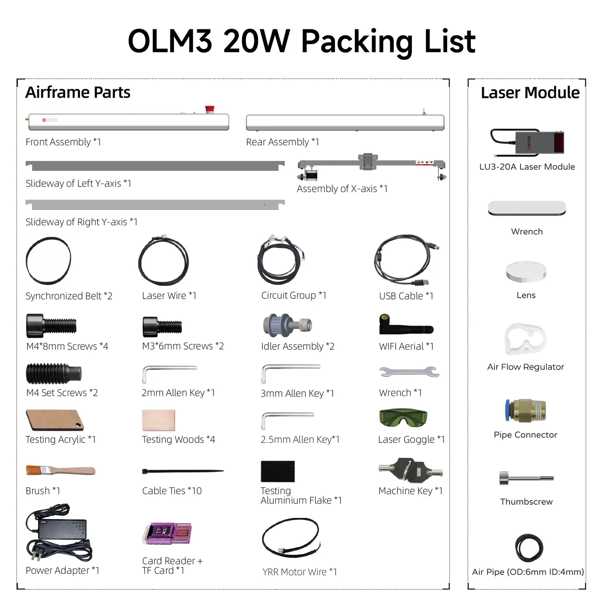 Ortur Laser Master 3 (LM3) Laser Engraving & Cutting Machine